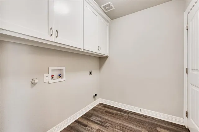 a view of small space with racks on the wall