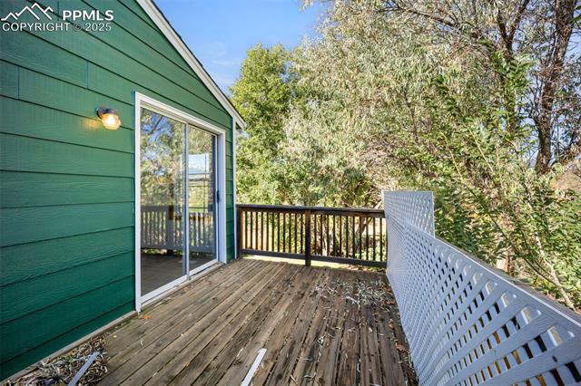 103 Saddlemountain Road Colorado Springs, CO 80919 - Photo 27 of 30 View of wooden terrace