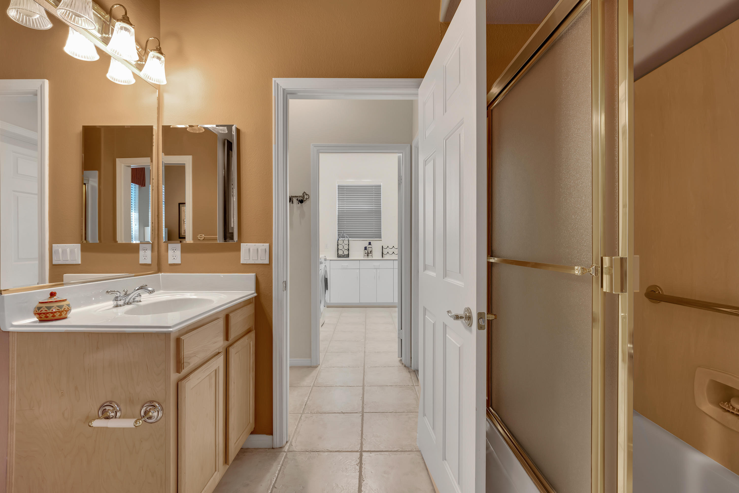 37384 Wyndham Road Palm Desert, CA 92211 - Photo 28 of 30 a bathroom with a sink and a mirror