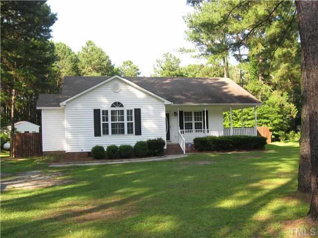 Great curb appeal, privacy fence and chain link fence for rear yard. Notice cement wrap porch.