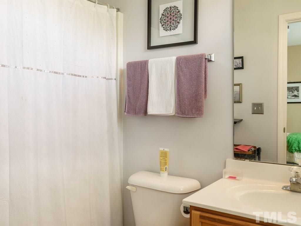 8411 Stonework Drive Raleigh, NC 27613 - Photo 16 of 19 a bathroom with a sink and a toilet
