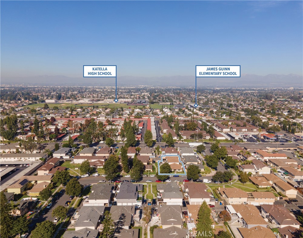 1215 South Athena Way Anaheim, CA 92806 - Photo 16 of 16 an aerial view of a city