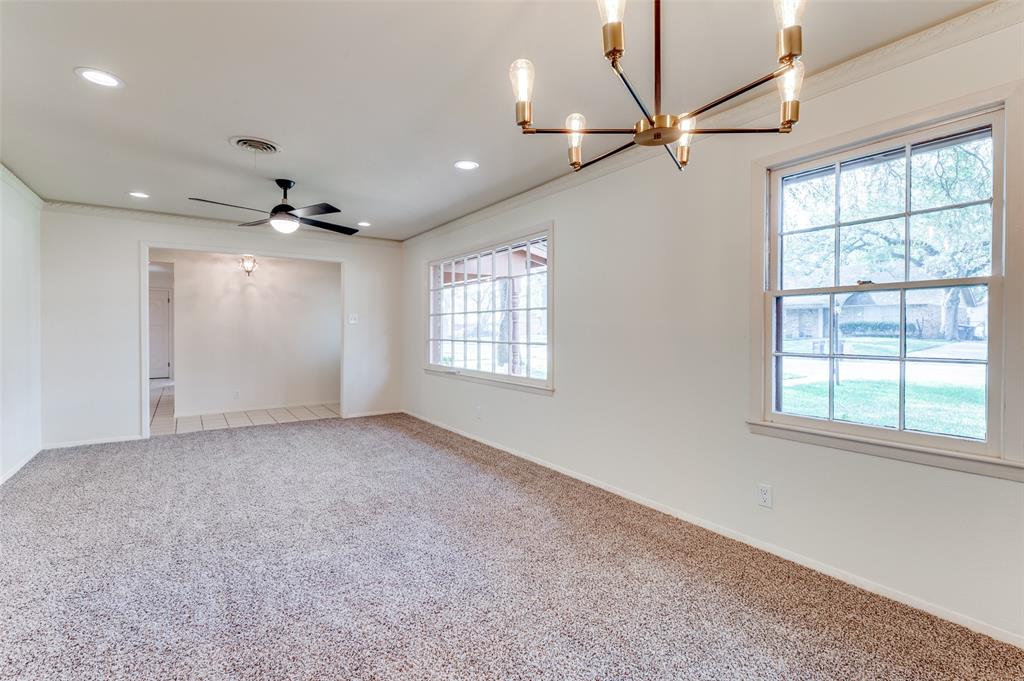 6809 Yolanda Drive Fort Worth, TX 76112 - Photo 6 of 22 a view of an empty room with a window