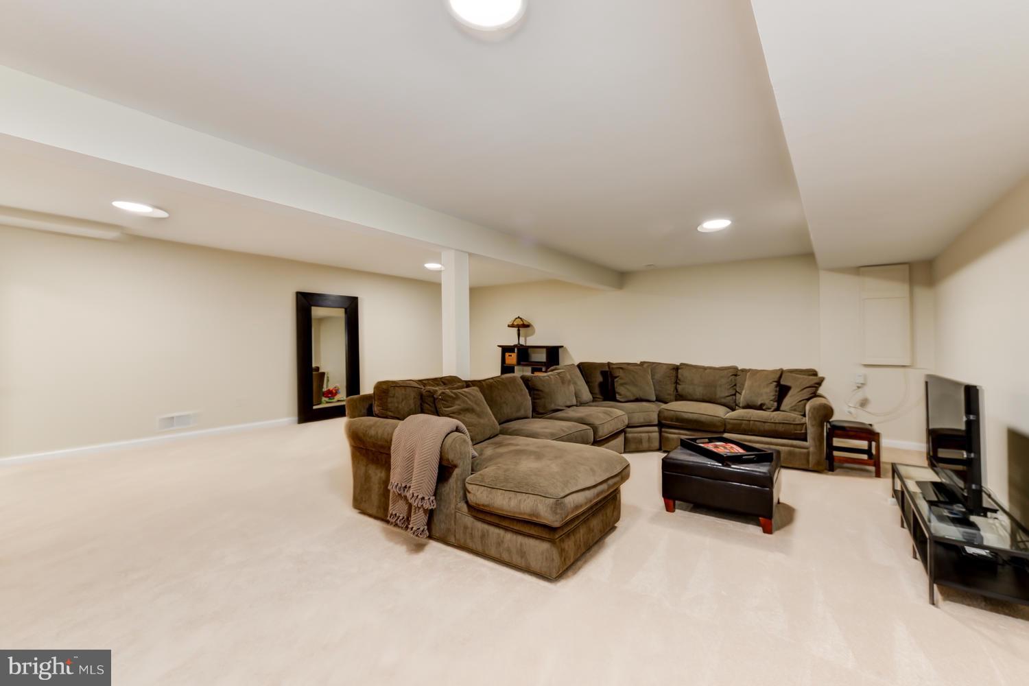 6616 Kenhill Road Bethesda, MD 20817 - Photo 25 of 30 Basement Large Recreation Room