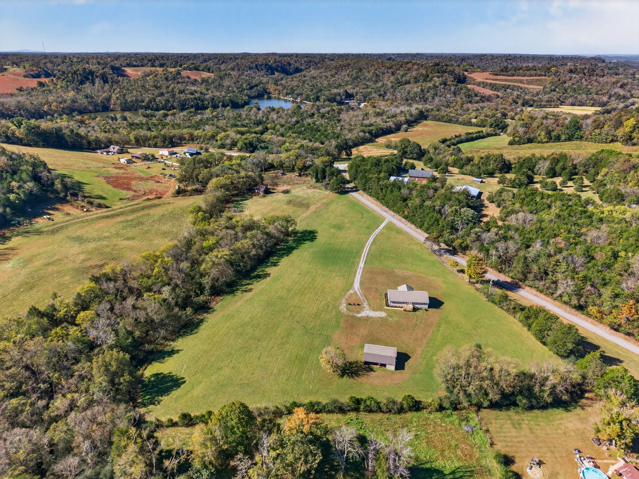 780 Champ Road Flintville, TN 37335 - Photo 38 of 45 an aerial view of residential houses with outdoor space