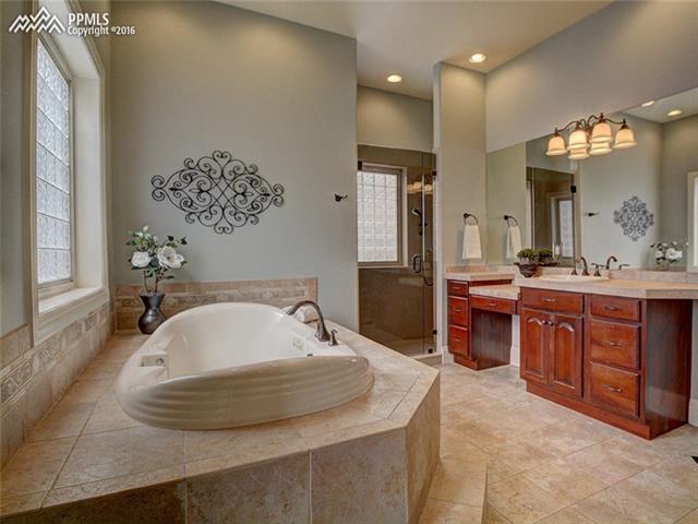 15925 Winding Trail Road Colorado Springs, CO 80908 - Photo 24 of 36 Pure Luxury in this 5pc Master Bathroom Adjoining the 2nd Master Suite