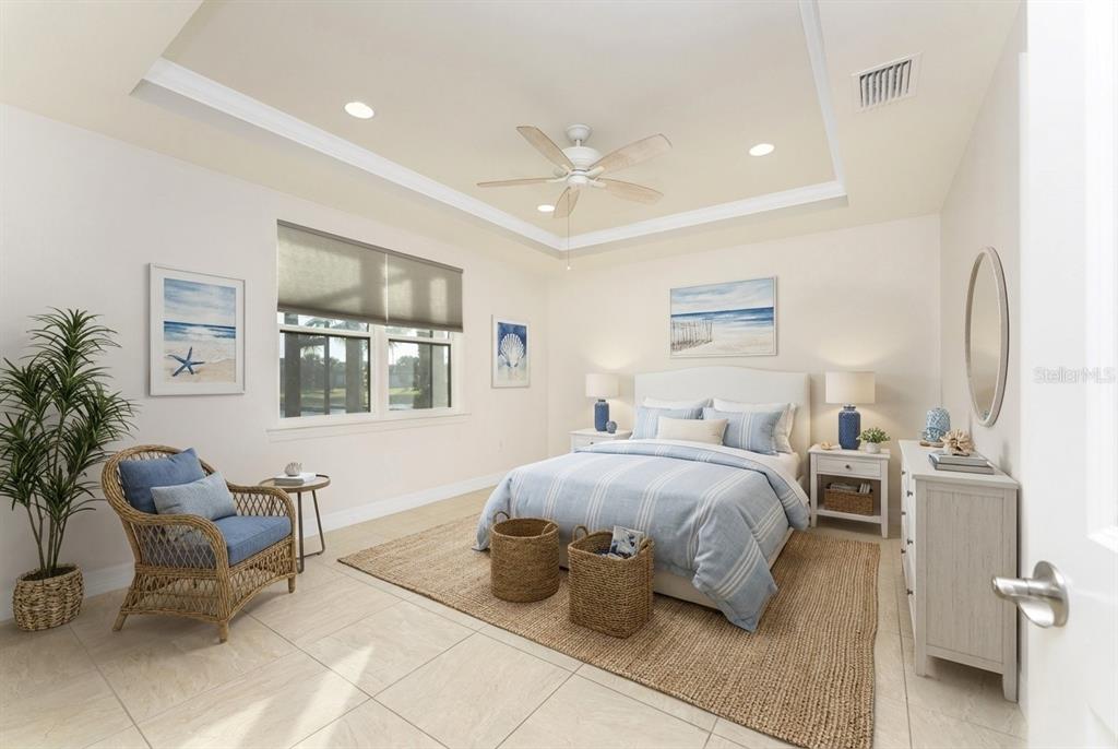 13869 Alafaya Street Venice, FL 34293 - Photo 10 of 75 a bedroom with a bed and a couch