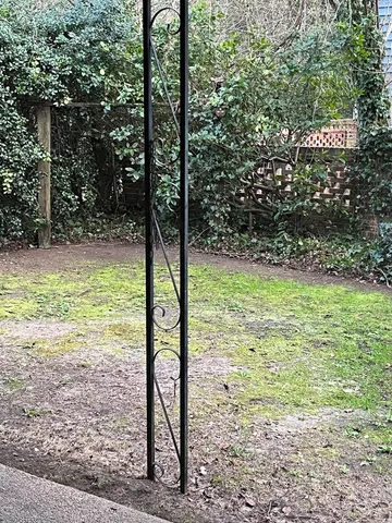 a view of a refrigerator in kitchen