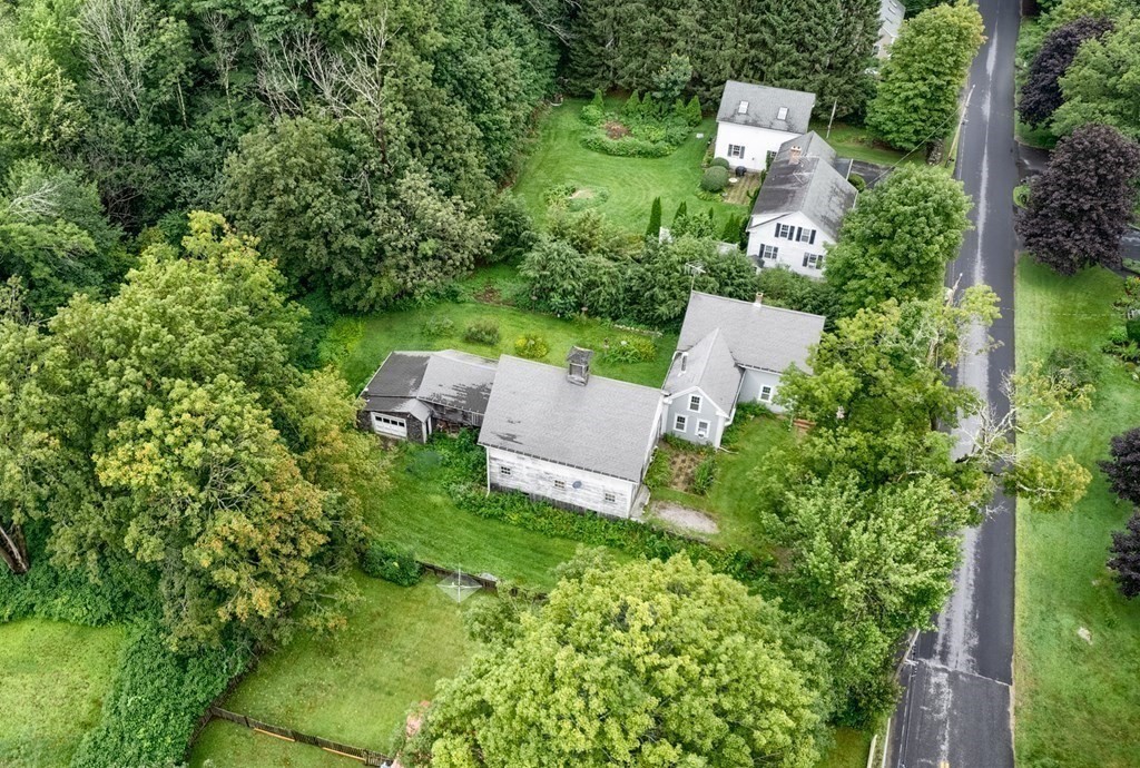 5 Leominster Road Princeton, MA 01541 - Photo 38 of 41 an aerial view of a house with a yard and outdoor seating