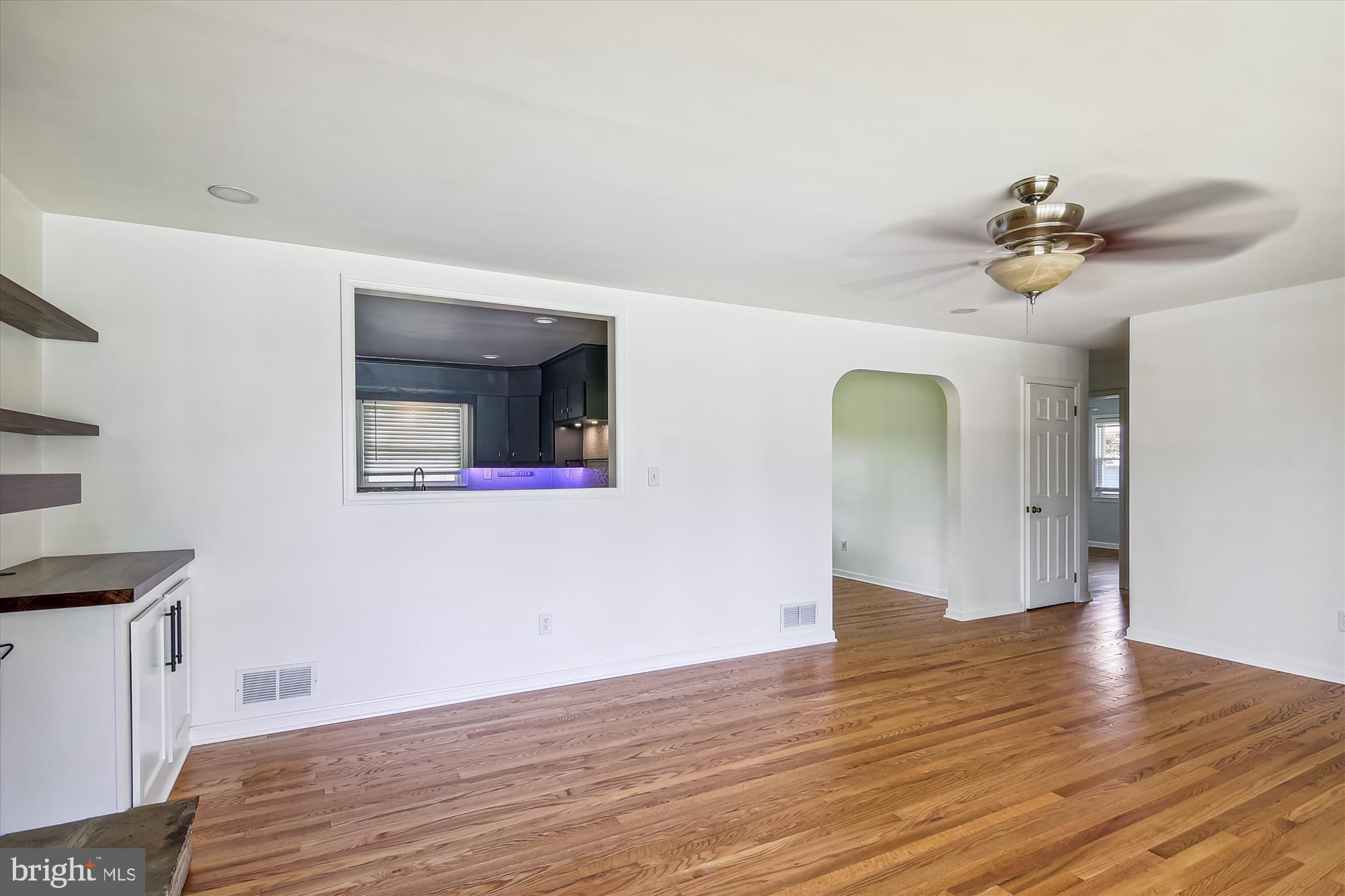 Newly Refinished Wood Floors