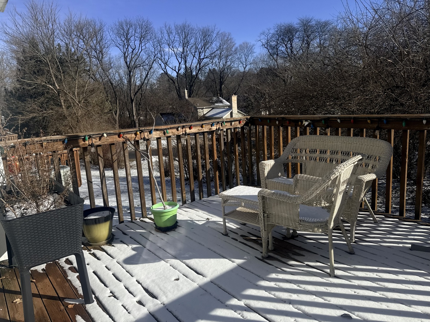256 Haber Court Cary, IL 60013 - Photo 17 of 18 a view of a chairs and table on the deck