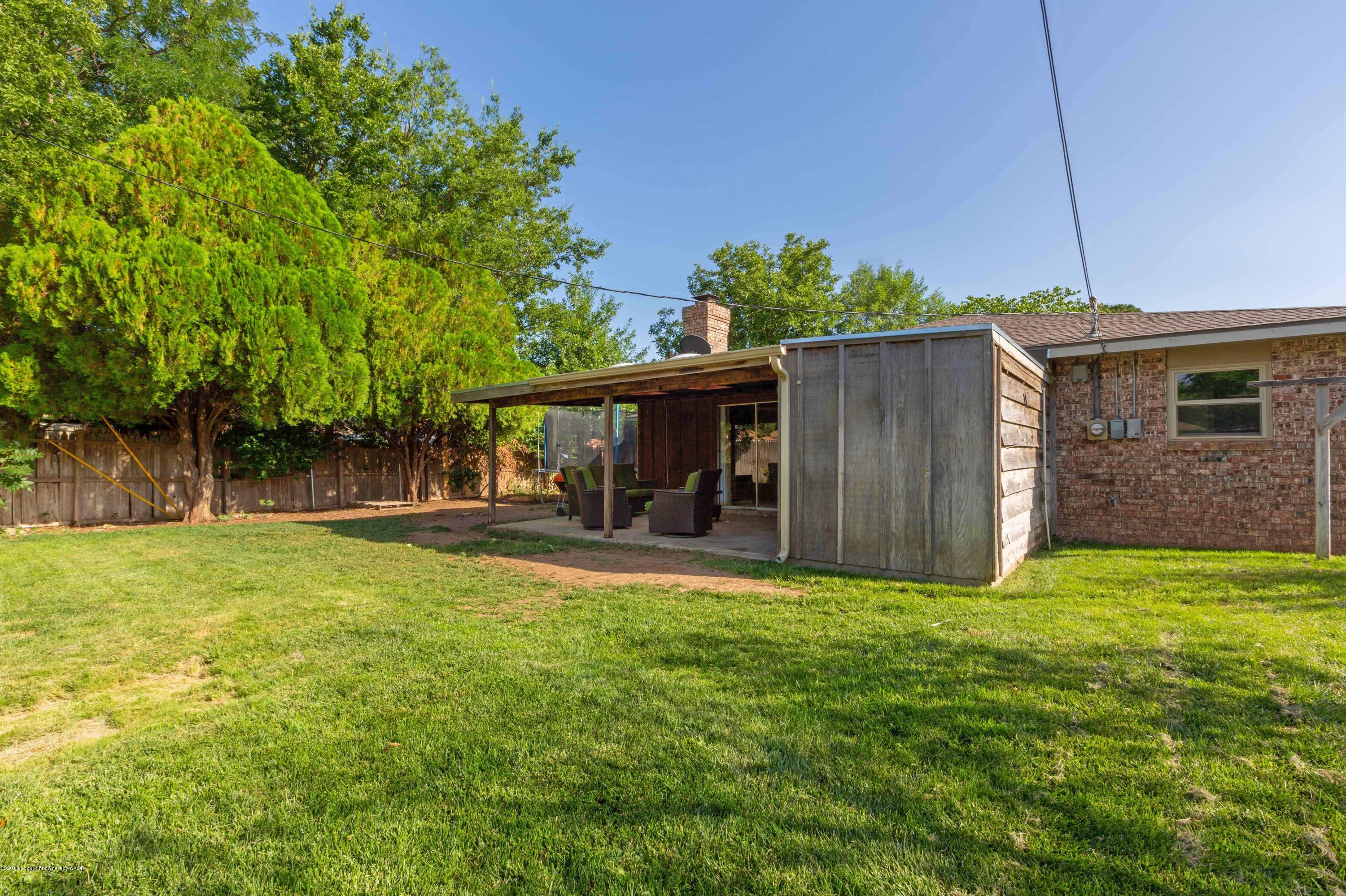 4906 Randolph Road Amarillo, TX 79106 - Photo 21 of 21 Backyard