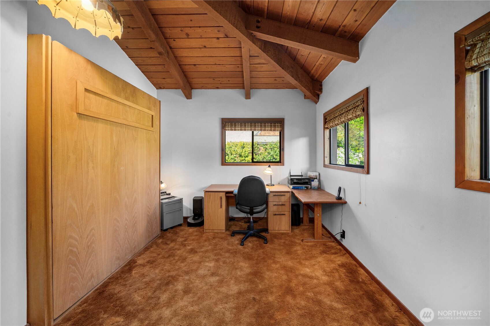 491 Bachelor Road Sequim, WA 98382 - Photo 20 of 39 a workspace with furniture and a window
