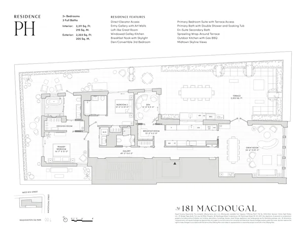 a front view of a building