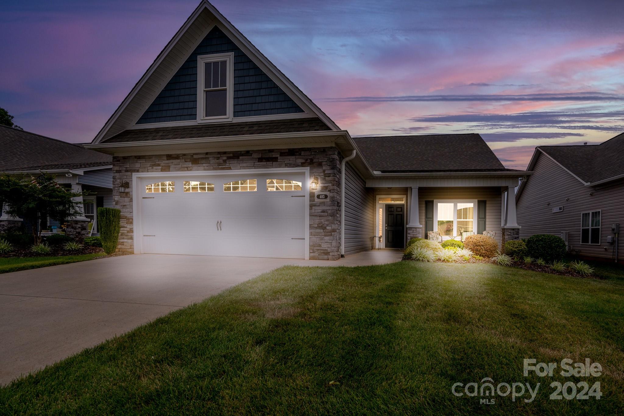 483 Pepperstone Drive Salisbury, NC 28146 - Photo 6 of 35 a front view of a house with a yard