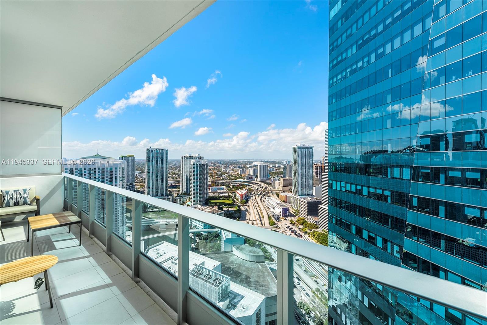 200 Biscayne Blvd Way, Unit 4511 Miami, FL 33131 - Photo 20 of 20 a view of a balcony with city view
