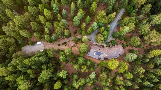 a view of balcony with wooden floor