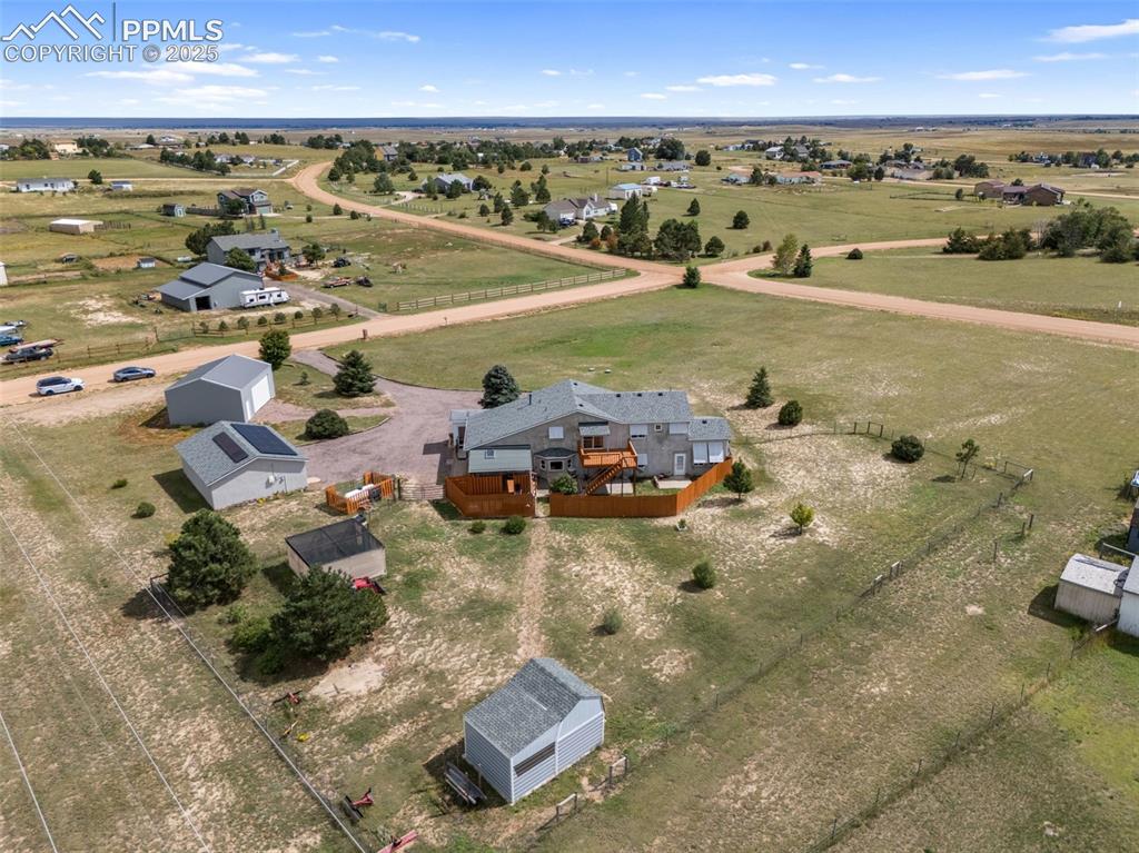 18895 Sage Crest Road Peyton, CO 80831 - Photo 38 of 38 an aerial view of a city