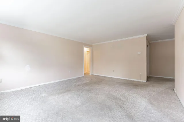 a view of an empty room