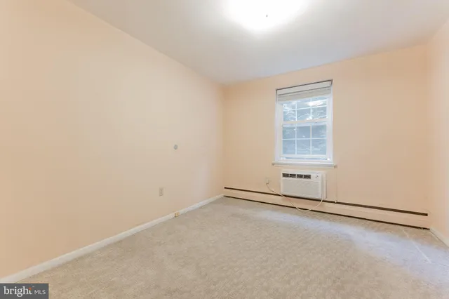 an empty room with an entryway