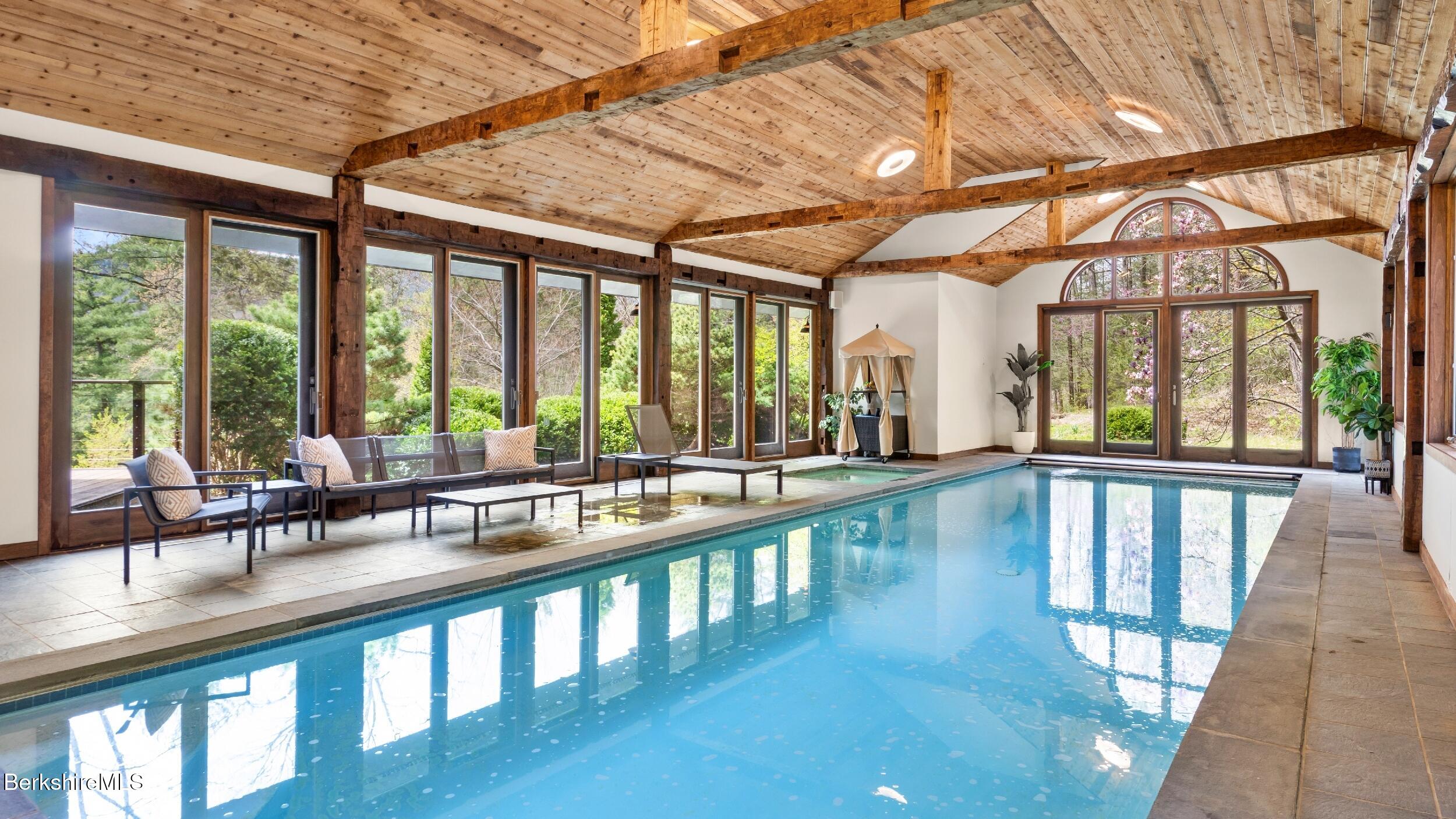 89 North Undermountain Road Egremont, MA 01230 - Photo 17 of 57 INDOOR SWIMMING POOL AND HOT TUB