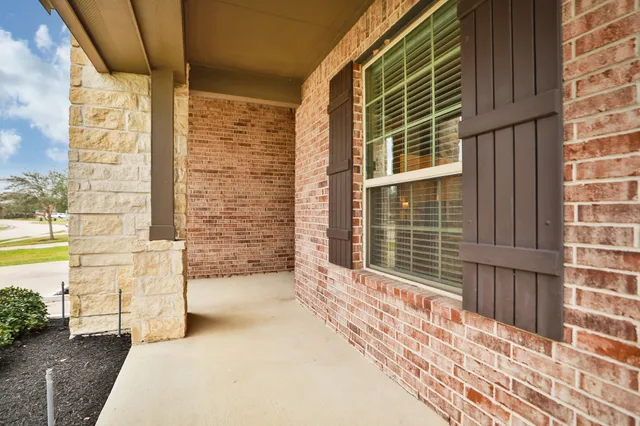 a balcony view with a outdoor space