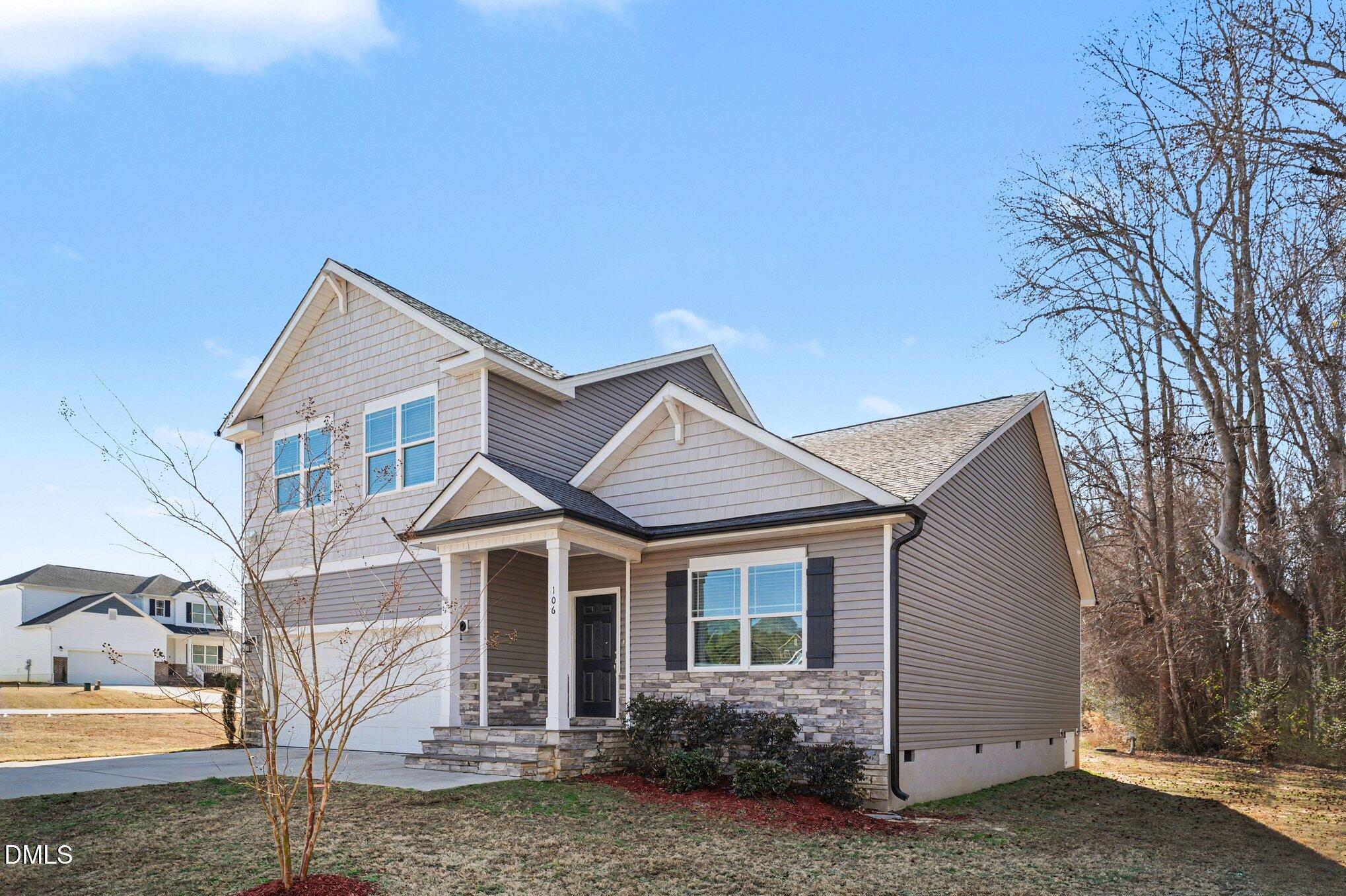 106 Two Daughters Streme Smithfield, NC 27577 - Photo 25 of 25 a view of a house with a yard