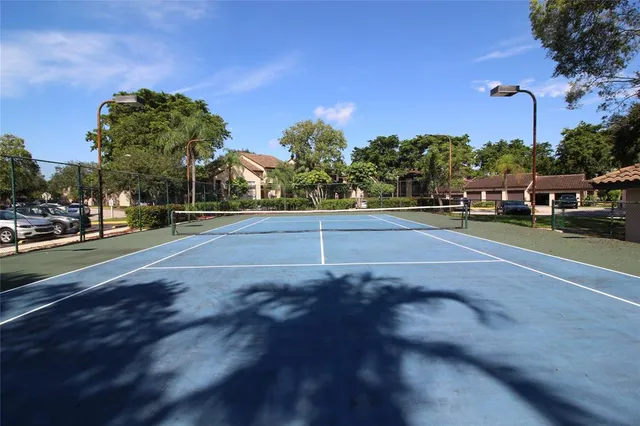 a view of a tennis court
