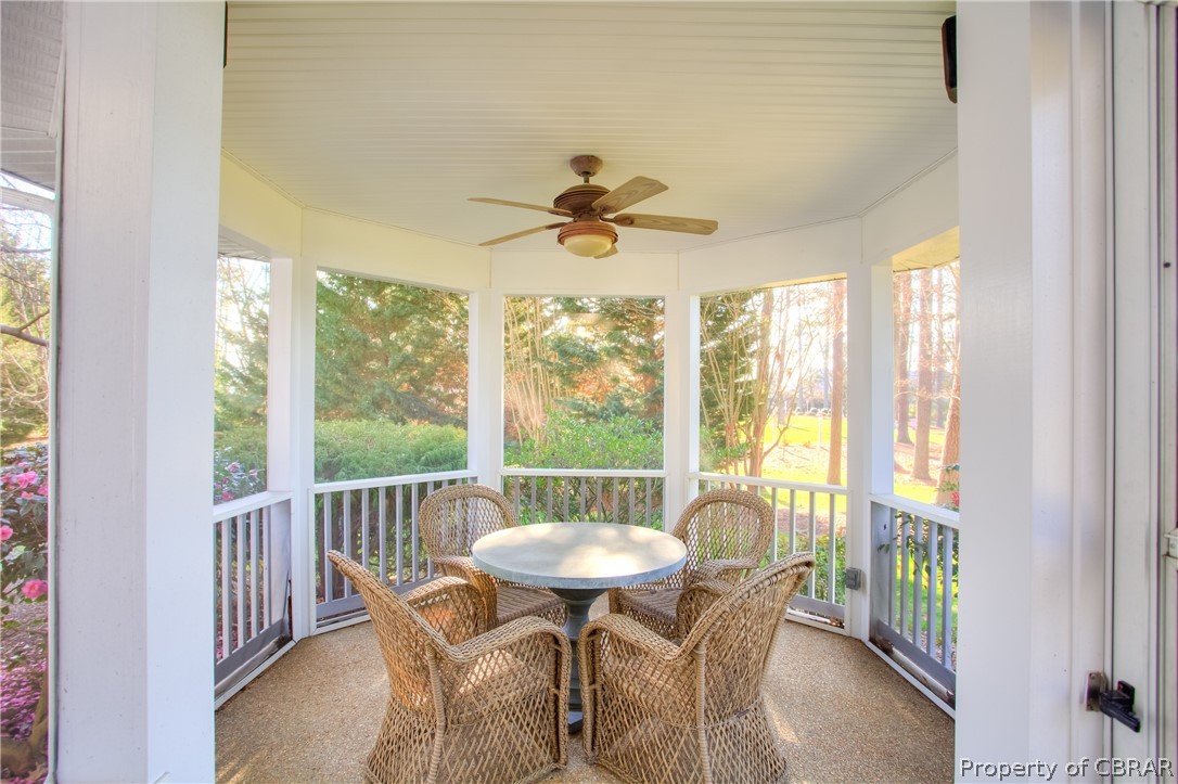194 Oyster House Road White Stone, VA 22578 - Photo 28 of 50 Screened aggregate porch