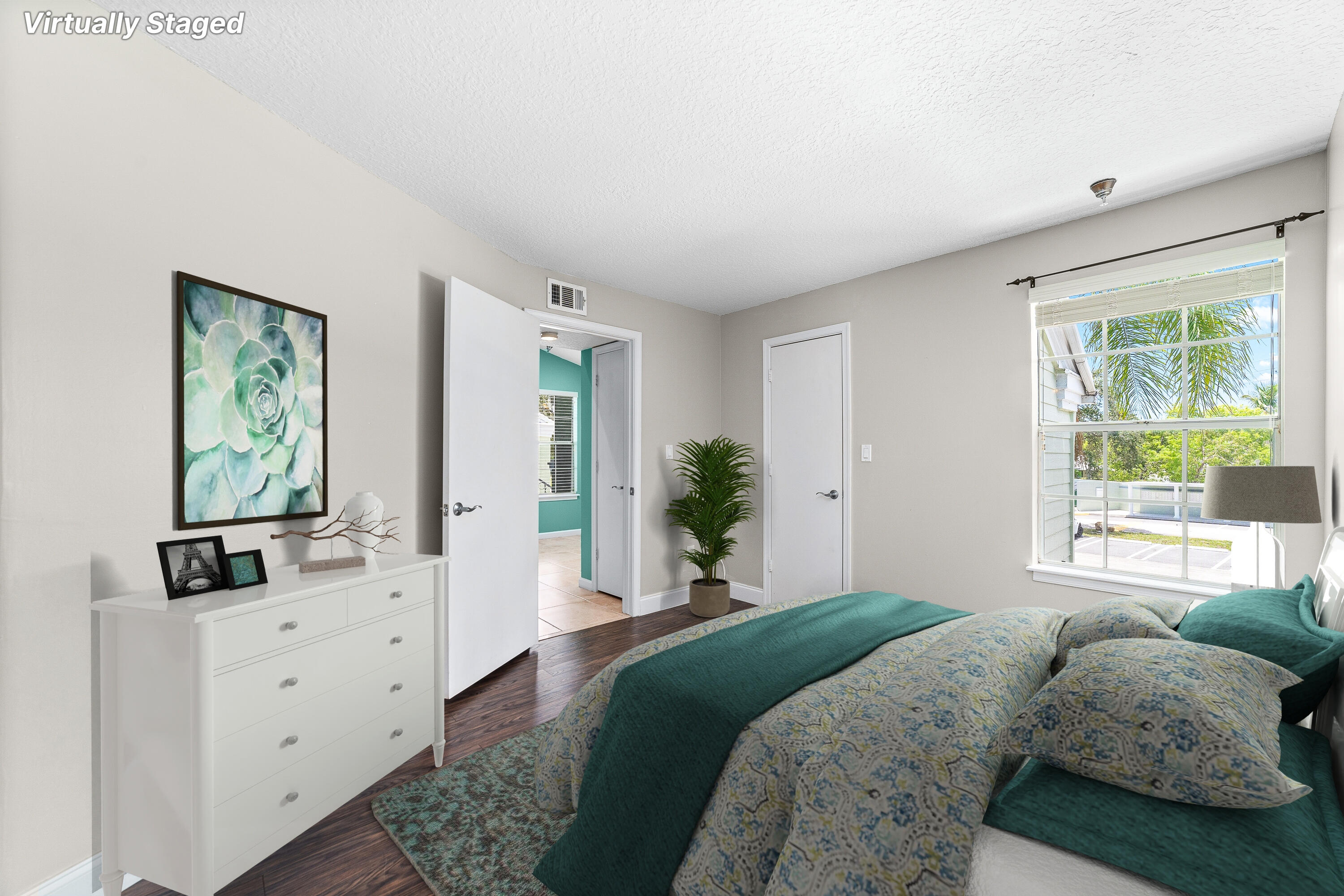 1205 Crystal Way, Unit D Delray Beach, FL 33444 - Photo 7 of 28 watermark_RF_1205_Crystal_Way_Unit_D_Bed