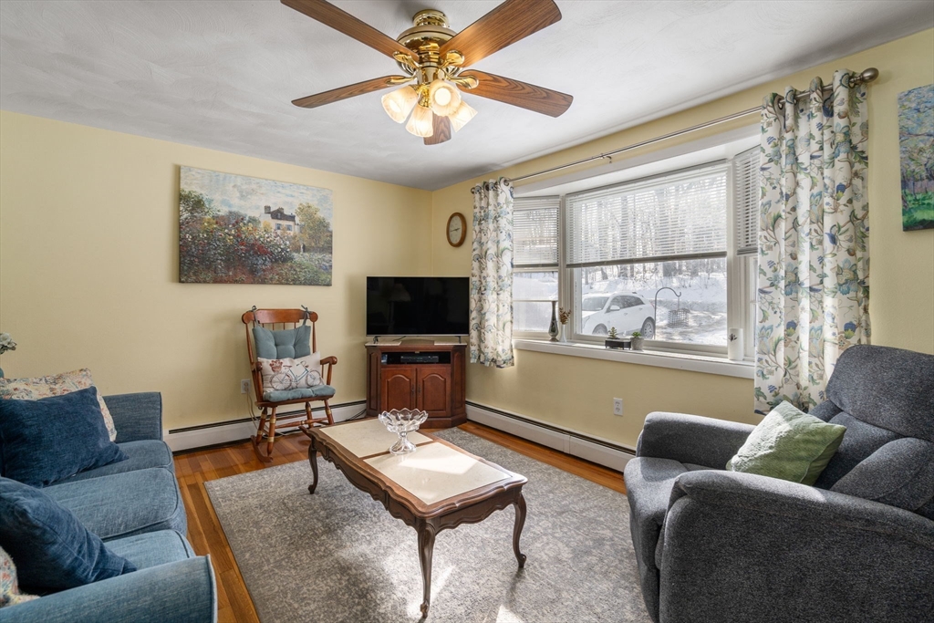82 Glenwood Road Rutland, MA 01543 - Photo 12 of 30 a living room with furniture a flat screen tv and a window