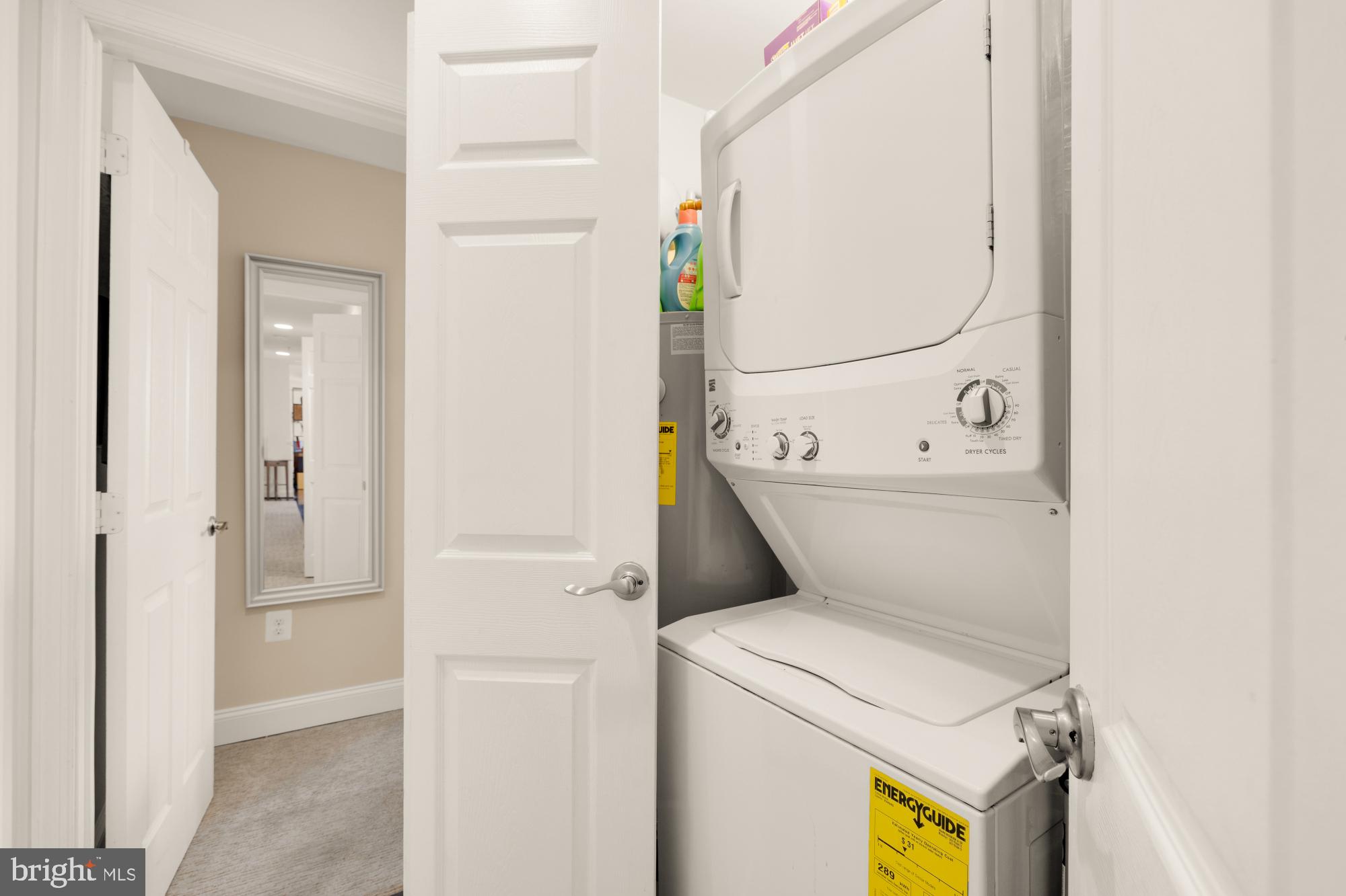 233 S Street Northeast, Unit 4 Washington, DC 20002 - Photo 23 of 37 a utility room with dryer and washer
