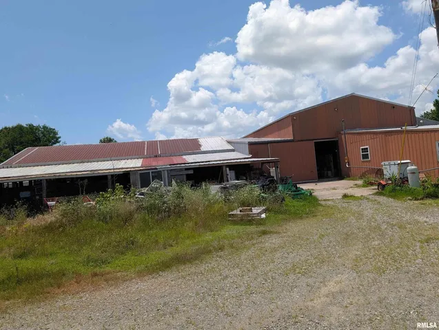 a backyard of a house