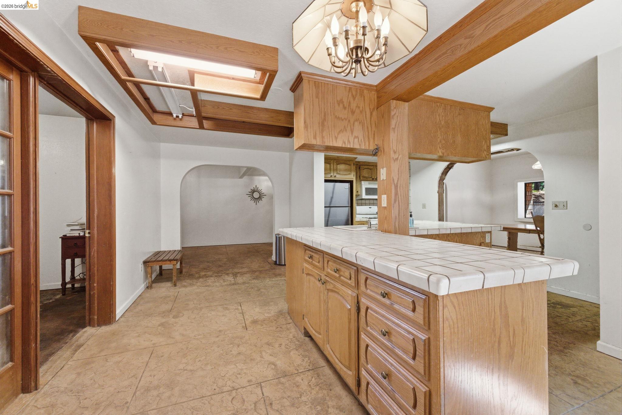 23608 Porcina Way Columbia, CA 95310 - Photo 35 of 51 a spacious bathroom with a granite countertop sink a mirror and a shower