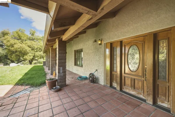 a view of a entryway door front of house