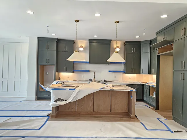 a very nice looking room with a large window