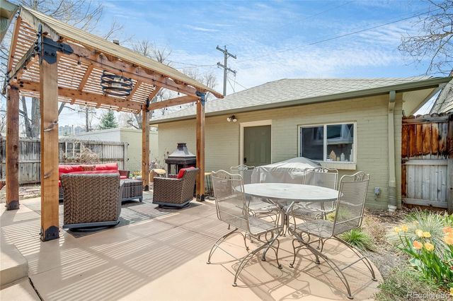 a house with a outdoor space