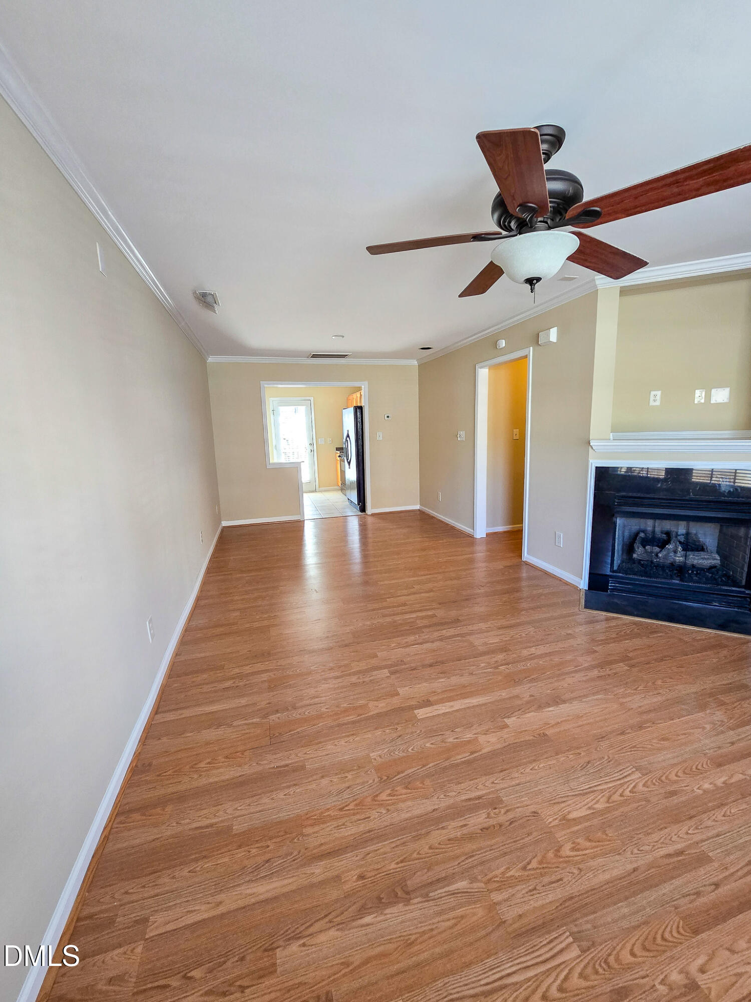 9819 Layla Avenue Raleigh, NC 27617 - Photo 6 of 35 a view of a hallway with a dining room