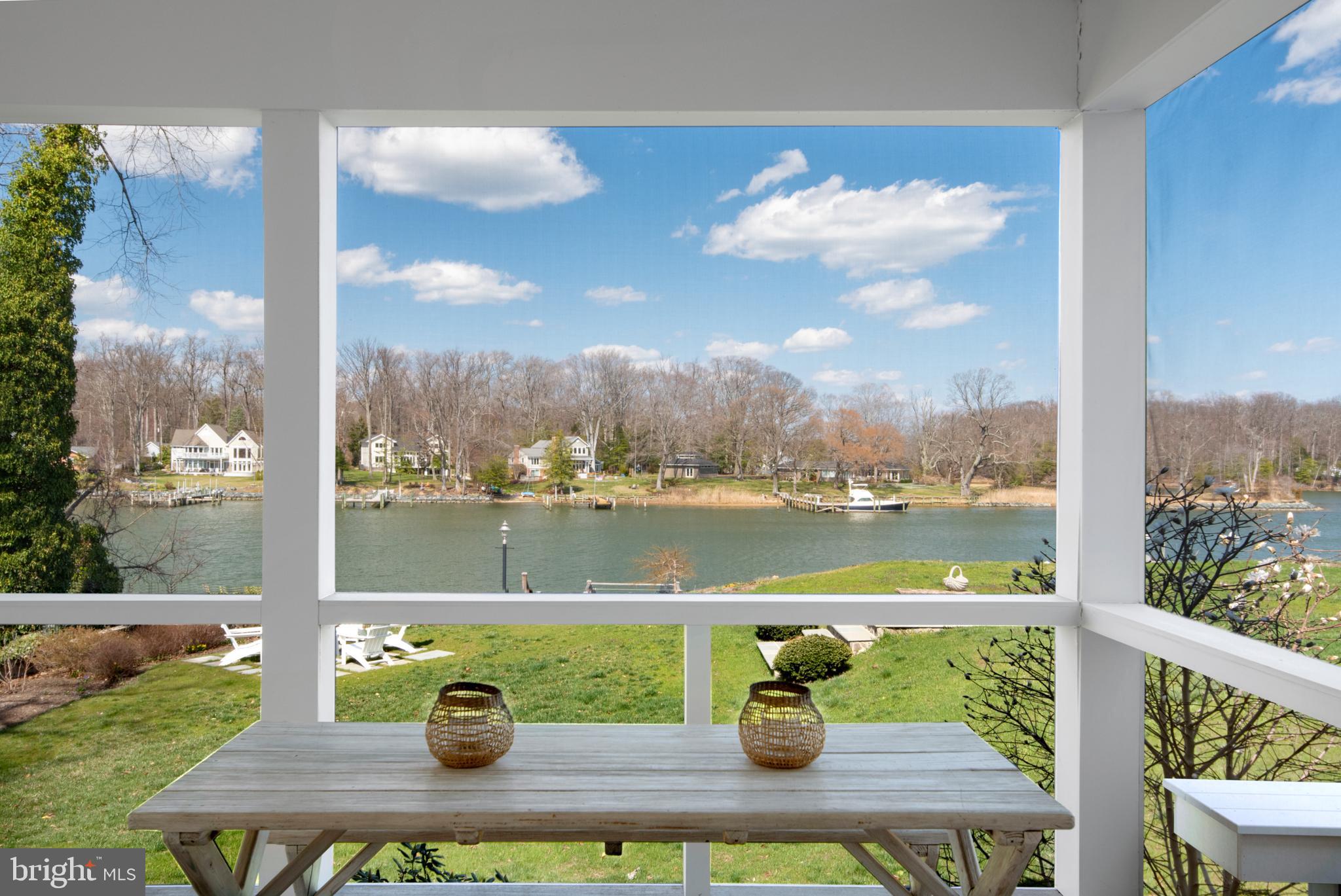 708 Black Forest Road Annapolis, MD 21409 - Photo 28 of 82 a view of a lake from a balcony