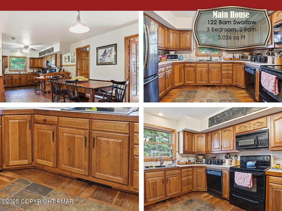130 Barn Swallow Lane Cresco, PA 18326 - Photo 15 of 98 a open kitchen with stainless steel appliances granite countertop a stove and cabinets