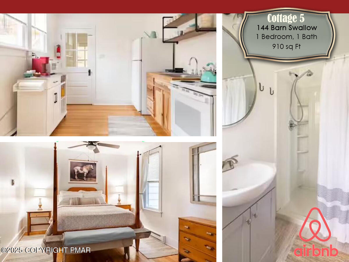 130 Barn Swallow Lane Cresco, PA 18326 - Photo 63 of 98 a bathroom with a sink a mirror and a shower