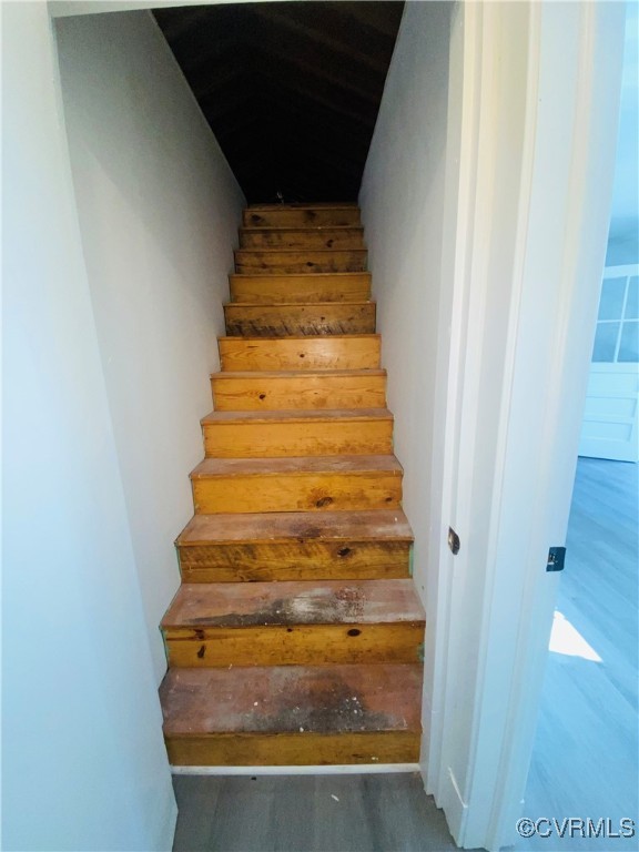 118 Brunswick Road Emporia, VA 23847 - Photo 13 of 41 Stairs in pantry closet