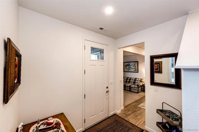 a view of a livingroom with a fireplace