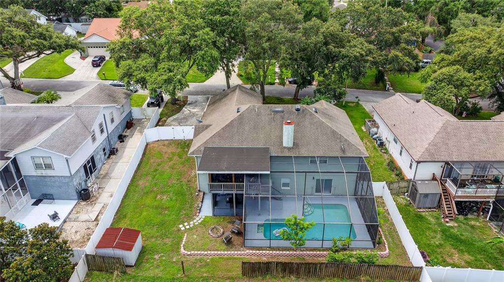 1922 Matthew Court Lakeland, FL 33813 - Photo 41 of 41 an aerial view of a house with a garden and swimming pool