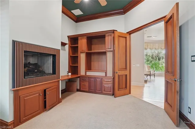 a view of closet area