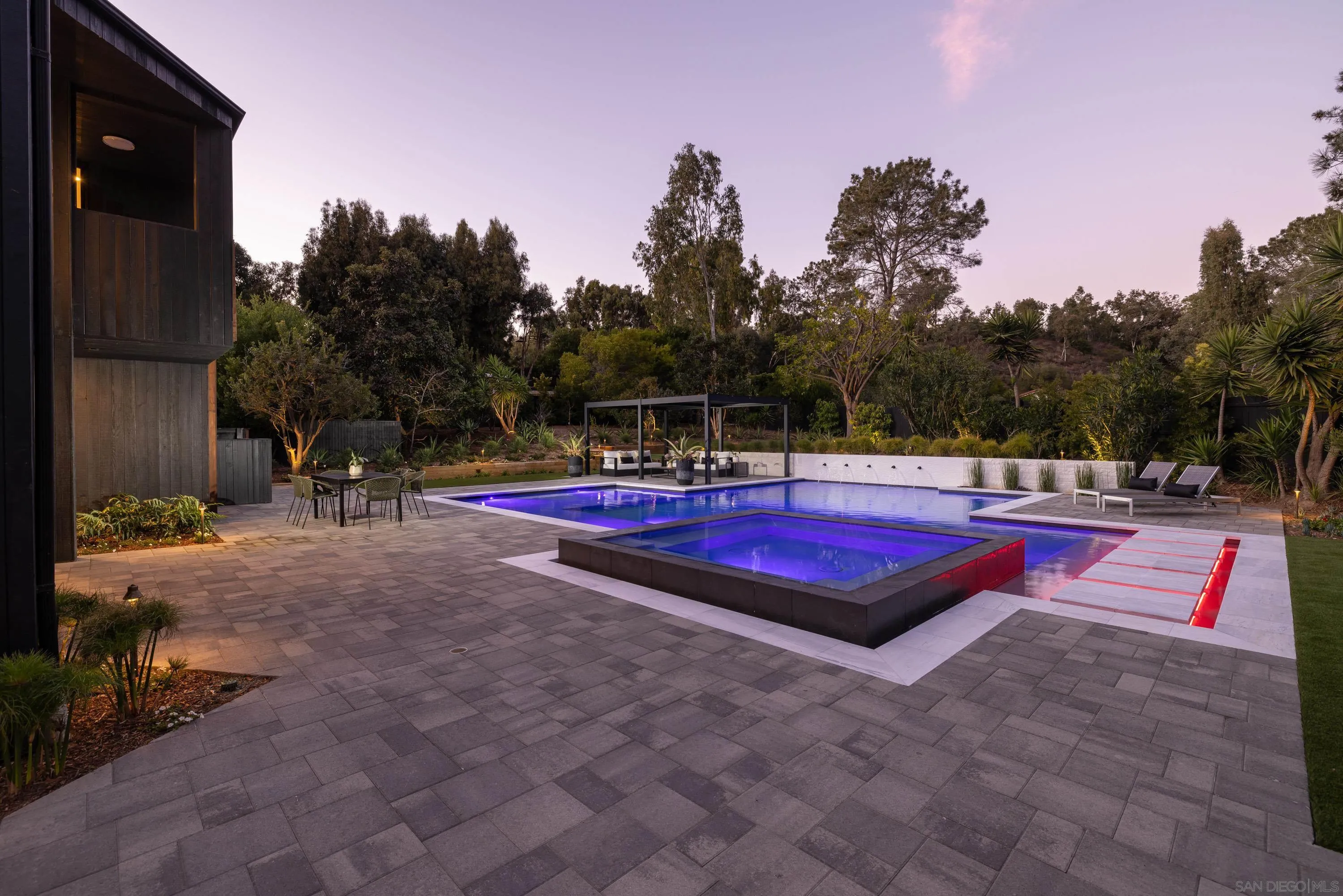 4954 Sun Valley Road Del Mar, CA 92014 - Photo 29 of 31 a view of outdoor space with swimming pool and furniture