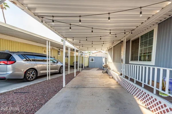 a view of a car garage