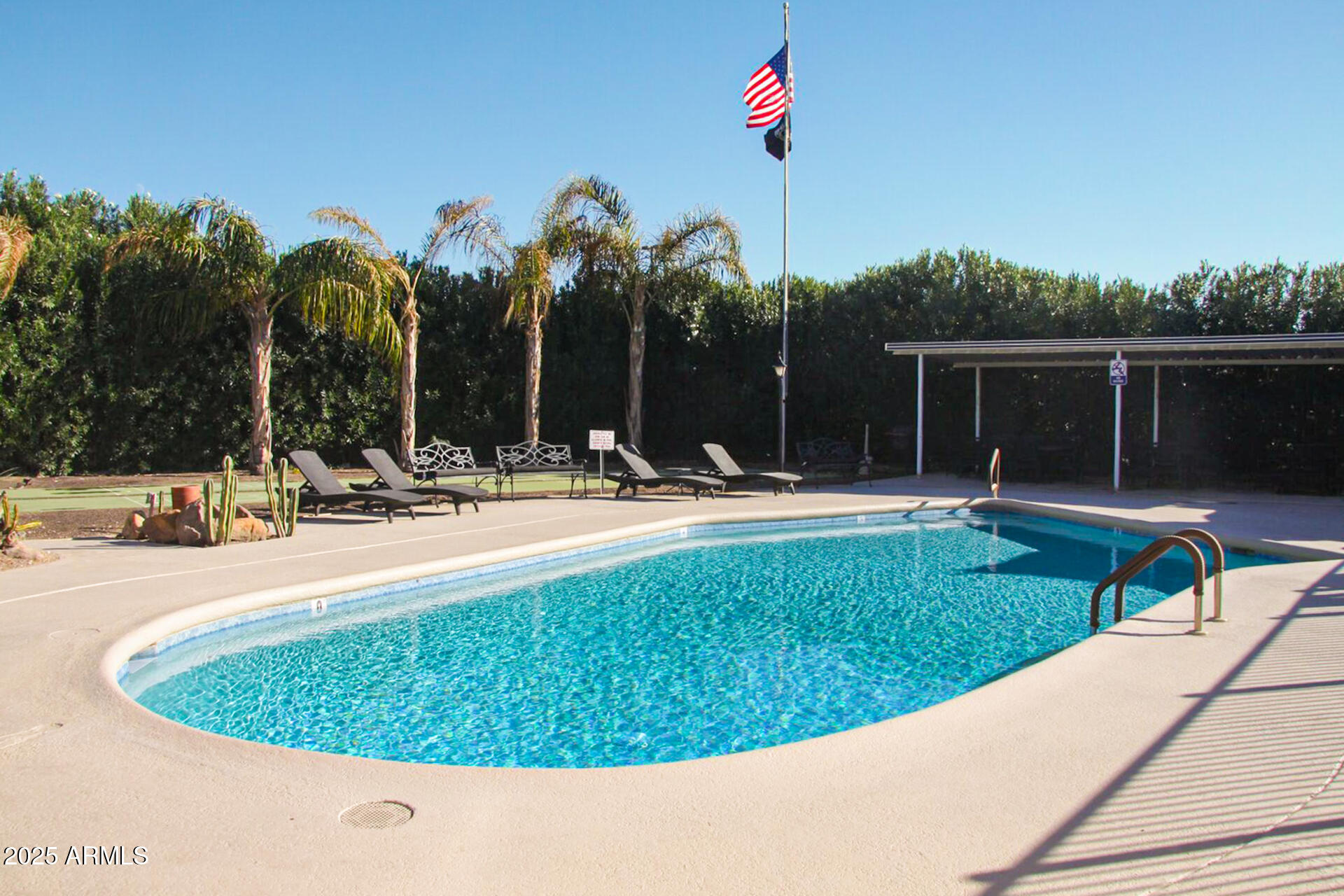 15606 South Gilbert Road, Unit 109 Chandler, AZ 85225 - Photo 32 of 49 a view of outdoor space yard and swimming pool