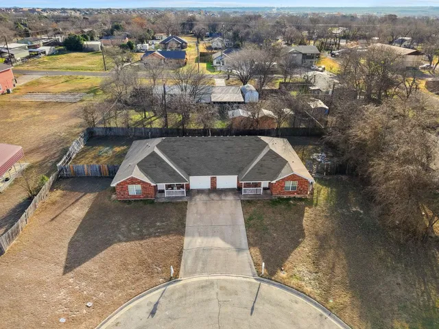 a view of a door with a window