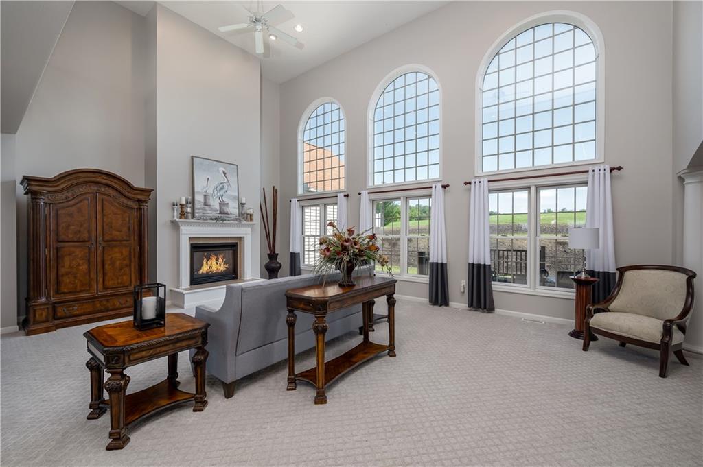 1147 Sarver Road Sarver, PA 16055 - Photo 3 of 19 a living room with furniture and a fireplace